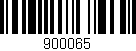 Código de barras (EAN, GTIN, SKU, ISBN): '900065'