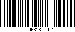 Código de barras (EAN, GTIN, SKU, ISBN): '9000662600007'