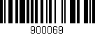 Código de barras (EAN, GTIN, SKU, ISBN): '900069'