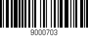 Código de barras (EAN, GTIN, SKU, ISBN): '9000703'