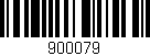 Código de barras (EAN, GTIN, SKU, ISBN): '900079'
