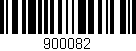 Código de barras (EAN, GTIN, SKU, ISBN): '900082'