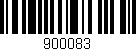 Código de barras (EAN, GTIN, SKU, ISBN): '900083'