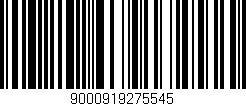 Código de barras (EAN, GTIN, SKU, ISBN): '9000919275545'