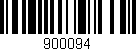 Código de barras (EAN, GTIN, SKU, ISBN): '900094'
