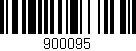 Código de barras (EAN, GTIN, SKU, ISBN): '900095'