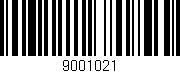 Código de barras (EAN, GTIN, SKU, ISBN): '9001021'