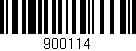 Código de barras (EAN, GTIN, SKU, ISBN): '900114'