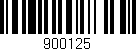 Código de barras (EAN, GTIN, SKU, ISBN): '900125'