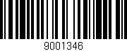 Código de barras (EAN, GTIN, SKU, ISBN): '9001346'