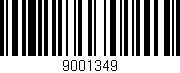 Código de barras (EAN, GTIN, SKU, ISBN): '9001349'