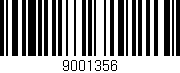 Código de barras (EAN, GTIN, SKU, ISBN): '9001356'