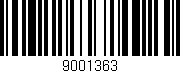 Código de barras (EAN, GTIN, SKU, ISBN): '9001363'