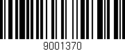 Código de barras (EAN, GTIN, SKU, ISBN): '9001370'
