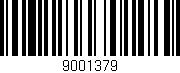 Código de barras (EAN, GTIN, SKU, ISBN): '9001379'