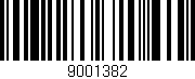 Código de barras (EAN, GTIN, SKU, ISBN): '9001382'