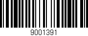 Código de barras (EAN, GTIN, SKU, ISBN): '9001391'