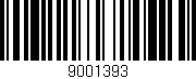 Código de barras (EAN, GTIN, SKU, ISBN): '9001393'