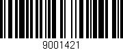 Código de barras (EAN, GTIN, SKU, ISBN): '9001421'