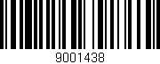 Código de barras (EAN, GTIN, SKU, ISBN): '9001438'
