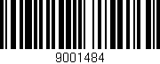 Código de barras (EAN, GTIN, SKU, ISBN): '9001484'