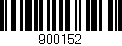 Código de barras (EAN, GTIN, SKU, ISBN): '900152'