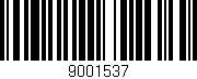 Código de barras (EAN, GTIN, SKU, ISBN): '9001537'