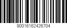 Código de barras (EAN, GTIN, SKU, ISBN): '90016162426704'