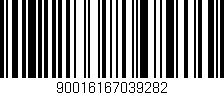 Código de barras (EAN, GTIN, SKU, ISBN): '90016167039282'