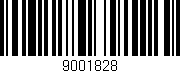 Código de barras (EAN, GTIN, SKU, ISBN): '9001828'