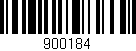 Código de barras (EAN, GTIN, SKU, ISBN): '900184'