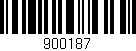 Código de barras (EAN, GTIN, SKU, ISBN): '900187'