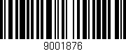 Código de barras (EAN, GTIN, SKU, ISBN): '9001876'