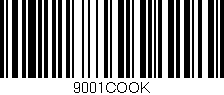 Código de barras (EAN, GTIN, SKU, ISBN): '9001COOK'
