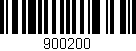 Código de barras (EAN, GTIN, SKU, ISBN): '900200'