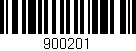 Código de barras (EAN, GTIN, SKU, ISBN): '900201'