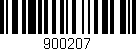 Código de barras (EAN, GTIN, SKU, ISBN): '900207'