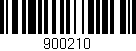 Código de barras (EAN, GTIN, SKU, ISBN): '900210'
