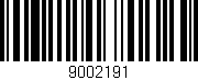 Código de barras (EAN, GTIN, SKU, ISBN): '9002191'