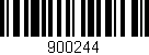 Código de barras (EAN, GTIN, SKU, ISBN): '900244'