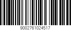 Código de barras (EAN, GTIN, SKU, ISBN): '9002761024517'