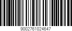 Código de barras (EAN, GTIN, SKU, ISBN): '9002761024647'