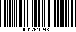 Código de barras (EAN, GTIN, SKU, ISBN): '9002761024692'
