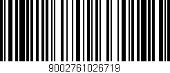 Código de barras (EAN, GTIN, SKU, ISBN): '9002761026719'