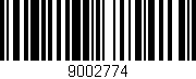Código de barras (EAN, GTIN, SKU, ISBN): '9002774'