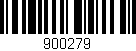 Código de barras (EAN, GTIN, SKU, ISBN): '900279'