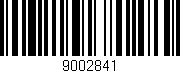 Código de barras (EAN, GTIN, SKU, ISBN): '9002841'