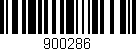 Código de barras (EAN, GTIN, SKU, ISBN): '900286'