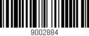 Código de barras (EAN, GTIN, SKU, ISBN): '9002884'