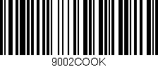 Código de barras (EAN, GTIN, SKU, ISBN): '9002COOK'